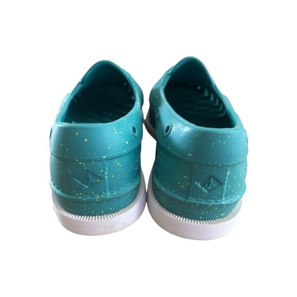Sperry Top Sider Men Waterproof Boat Shoes A/O Float Size US 6M & 8W Teal - Picture 4 of 8